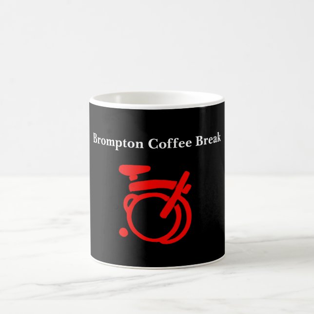 Brompton Kaffee-Tassen-Zeit mit rotem Brompton Tasse (Mittel)