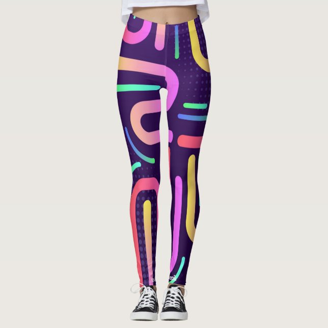 Bromstreifen Leggings (Vorderseite)