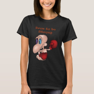 Bron zu starken Wurm-Boxer Boxhandschuhe T-Shirt