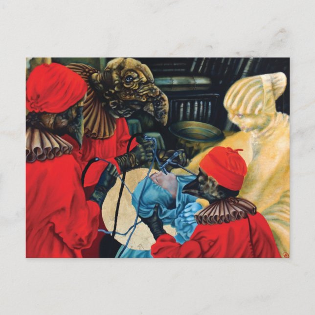 Bronchoskopie Postkarte (Vorderseite)