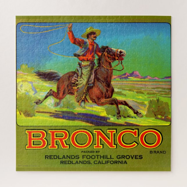 Bronco-Fruchtkartett der 20er Jahre Puzzle (Vertikal)