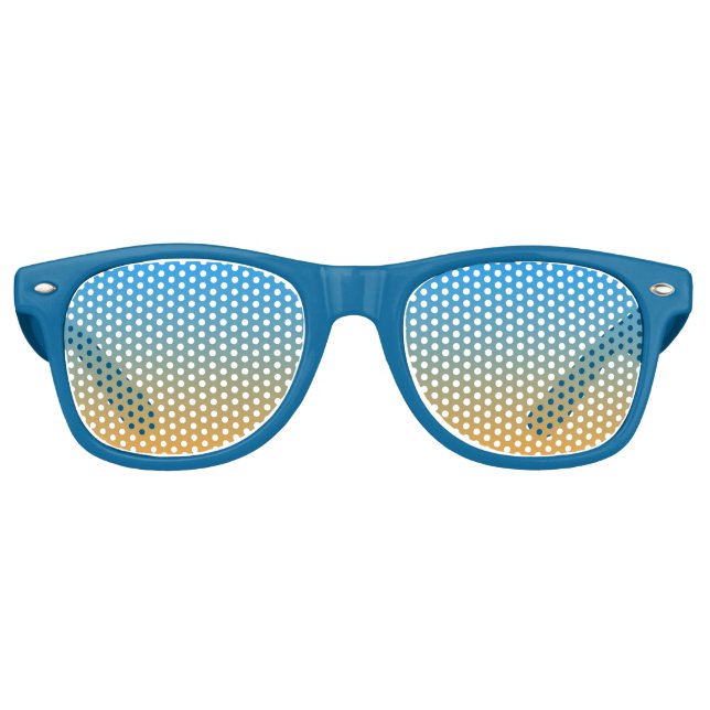 Bronco-Sonnenuntergang Partybrille (Vorderseite)