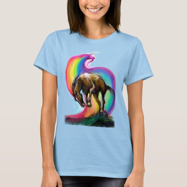 Bronco Unicorn T-Shirt (Vorderseite)