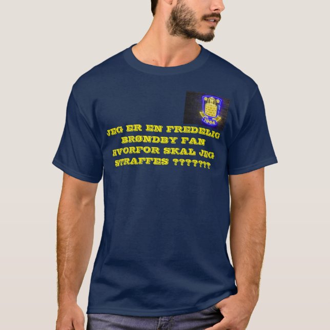 Brøndby fan T-Shirt (Vorderseite)