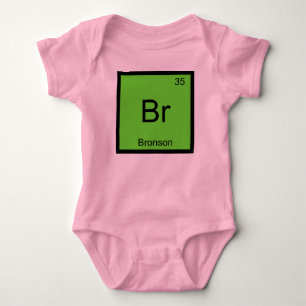 Bronson Name Chemie Element Periodensystem Baby Strampler