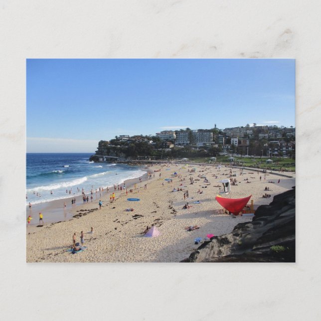 Bronte Beach an einem milden Sommertag Postkarte (Vorderseite)