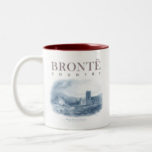 Bronte Country Haworth Church and Parsony Zweifarbige Tasse