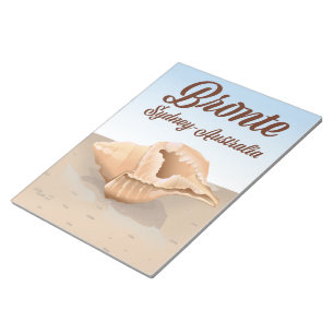 Bronte, Sydney, Australien Vintage Reise Notizblock