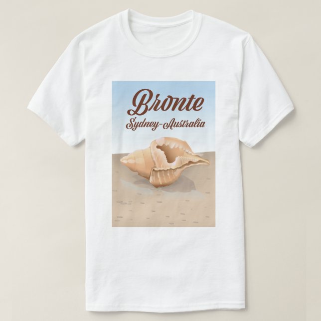 Bronte, Sydney, Australien Vintage Reise T-Shirt (Design vorne)