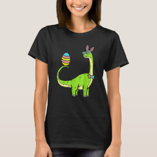 Brontosaurus Bunny Ears Egg Ostertag Dinosaur Di T-Shirt
