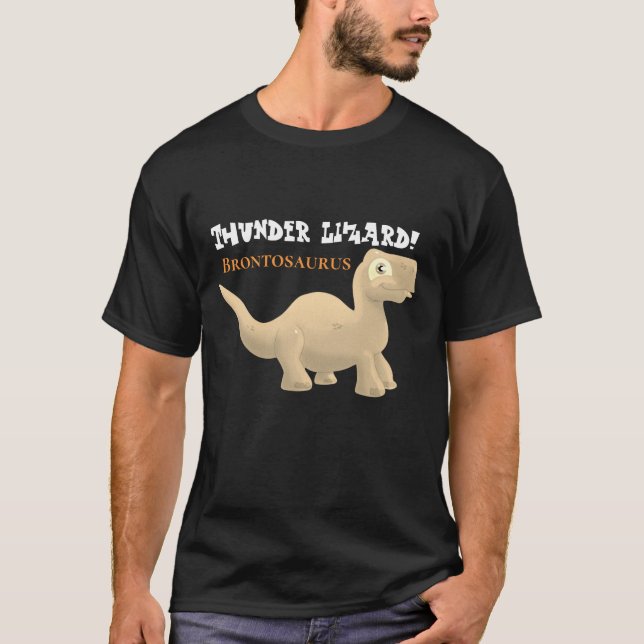 Brontosaurus: Donnerechse T-Shirt (Vorderseite)