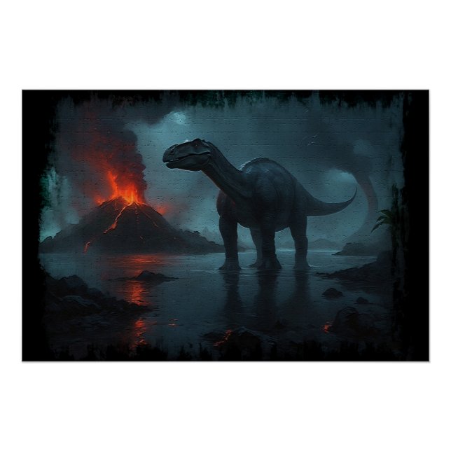 Brontosaurus Fun Ecology Poster (Vorderseite)