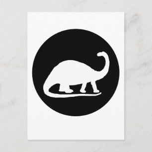Brontosaurus Postkarte