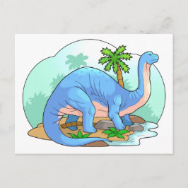 Brontosaurus Postkarte