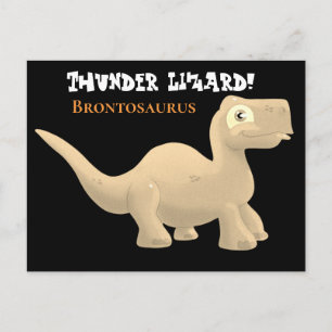 Brontosaurus Postkarte