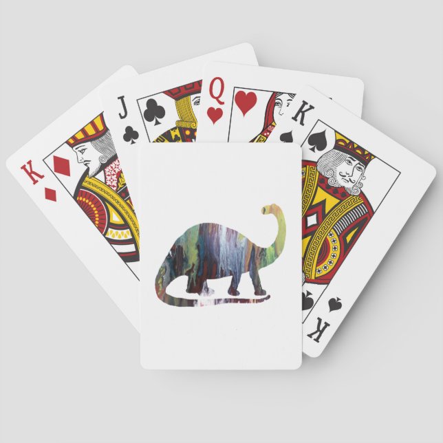 Brontosaurus Spielkarten (Rückseite)