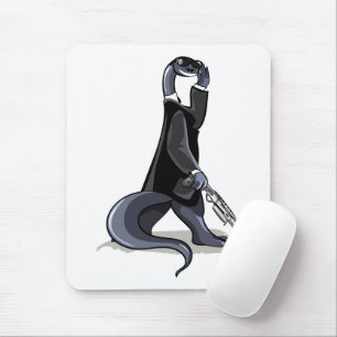Brontosaurus verkleidet als Filmfigur. Mousepad