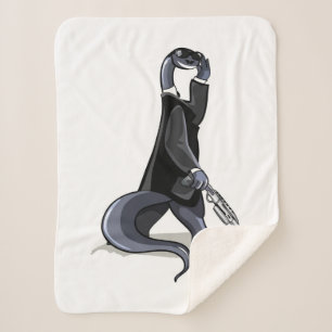 Brontosaurus verkleidet als Filmfigur. Sherpadecke