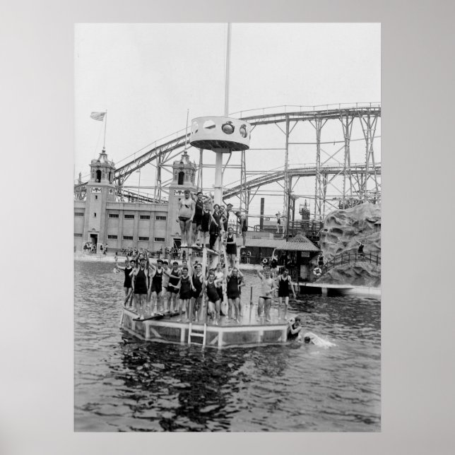 Bronx Amusement Park, 1920er Poster (Vorne)