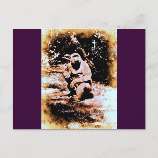 Bronx Gorilla Postkarte (Vorderseite)