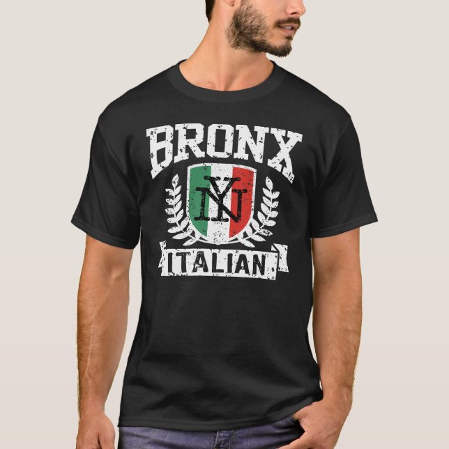 Bronx Italienisch T-Shirt (Vorderseite)