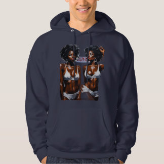 "Bronx Navy Blue Hoodie for Men: Lässiger Komfort.