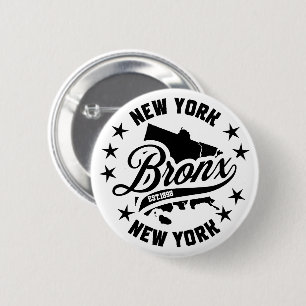 Bronx, New York Button