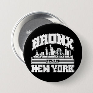 Bronx, New York Button