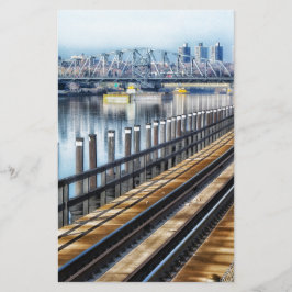 Bronx New York City Gebäude River Briefpapier