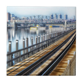 Bronx New York City Gebäude River Fliese