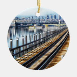 Bronx New York City Gebäude River Keramikornament