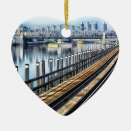 Bronx New York City Gebäude River Keramikornament