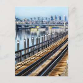 Bronx New York City Gebäude River Postkarte