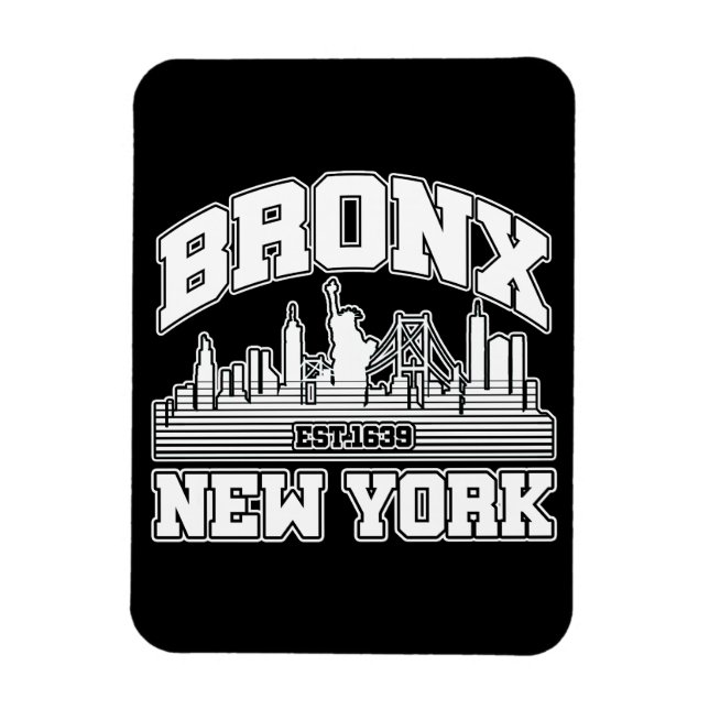 Bronx, New York Magnet (Vertikal)