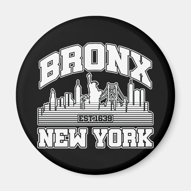 Bronx, New York Magnet (Vorne)