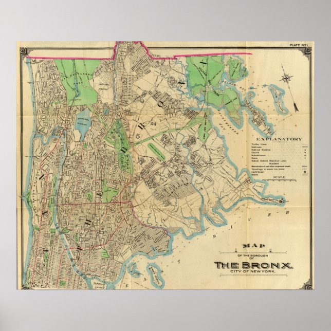 Bronx, New York Poster (Vorne)