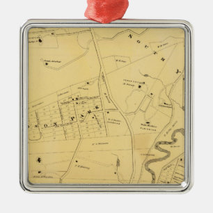 Bronx, NY Silbernes Ornament