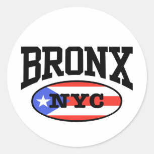 Bronx Puerto Rico Runder Aufkleber