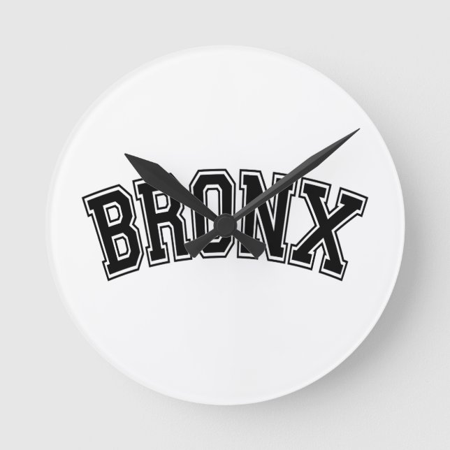BRONX RUNDE WANDUHR (Vorderseite)