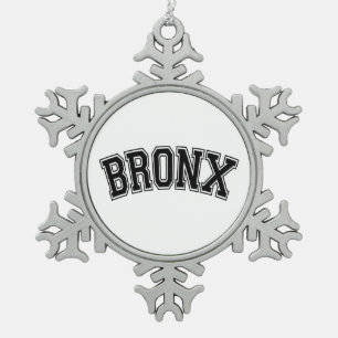 BRONX SCHNEEFLOCKEN Zinn-Ornament