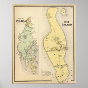 Bronx Westchester Landkreis New York Poster