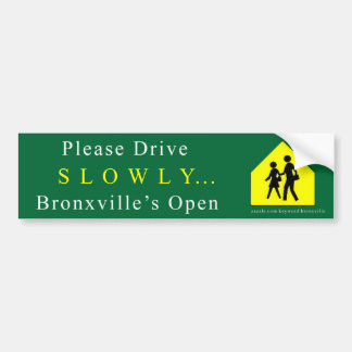 Bronxville "langsam" Autoaufkleber