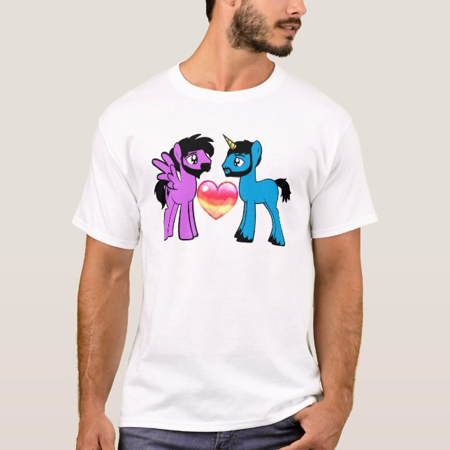 Brony Liebe Mens TShirt (Vorderseite)