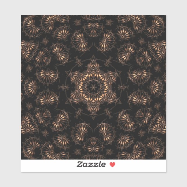 Bronze Age Mandala Aufkleber (Blatt)