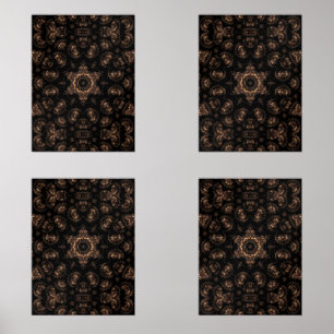 Bronze Age Mandala Bilderwand Sets