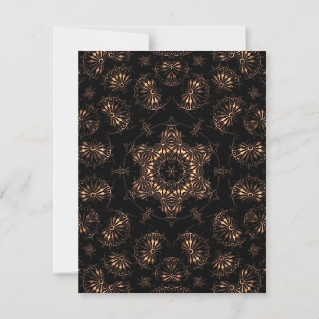 Bronze Age Mandala Einladung (Vorderseite)