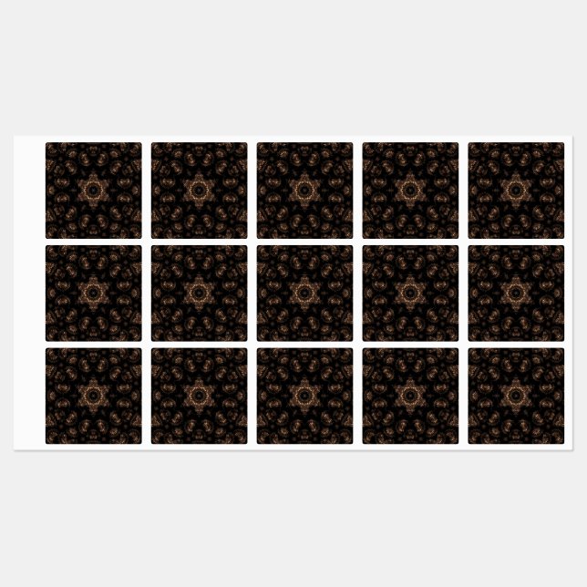 Bronze Age Mandala Etiketten (Blatt)