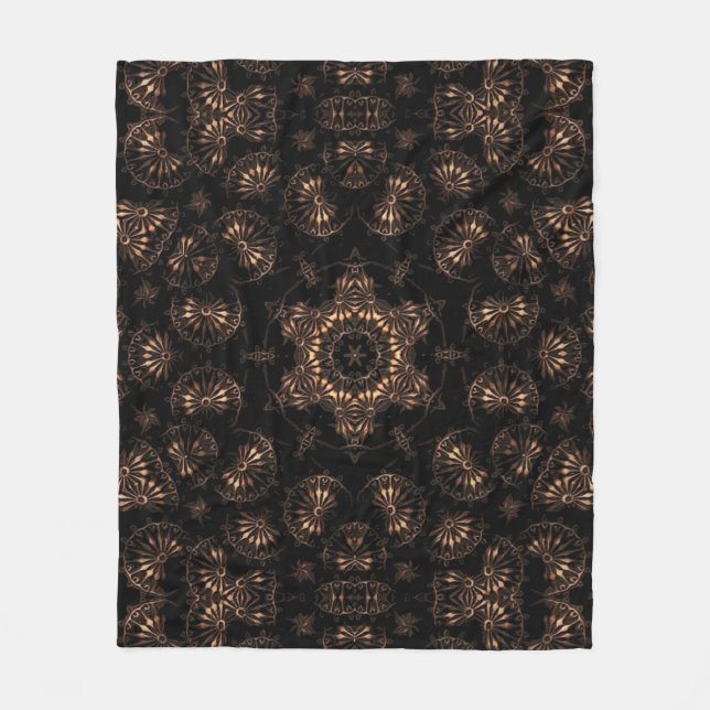 Bronze Age Mandala Fleecedecke (Vorderseite)