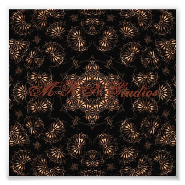 Bronze Age Mandala Fotodruck (Vorne)