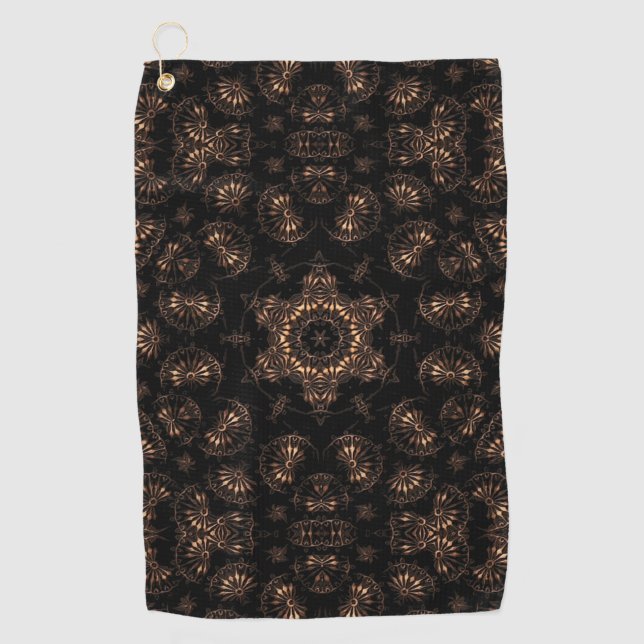 Bronze Age Mandala Golfhandtuch (Vorderseite)